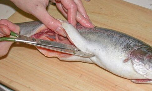 If you carefully cut the fish on a personal cutting board, it will protect you from parasites