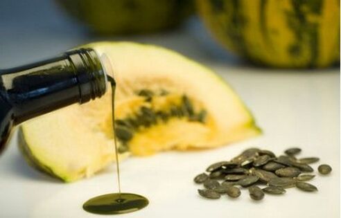 Pumpkin seed oil to prepare the body for anthelmintic drugs